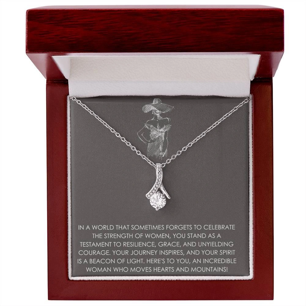 Le collier de beauté en témoignage de résilience : un bijou irrésistible pour vous, une flamme resplendissante.